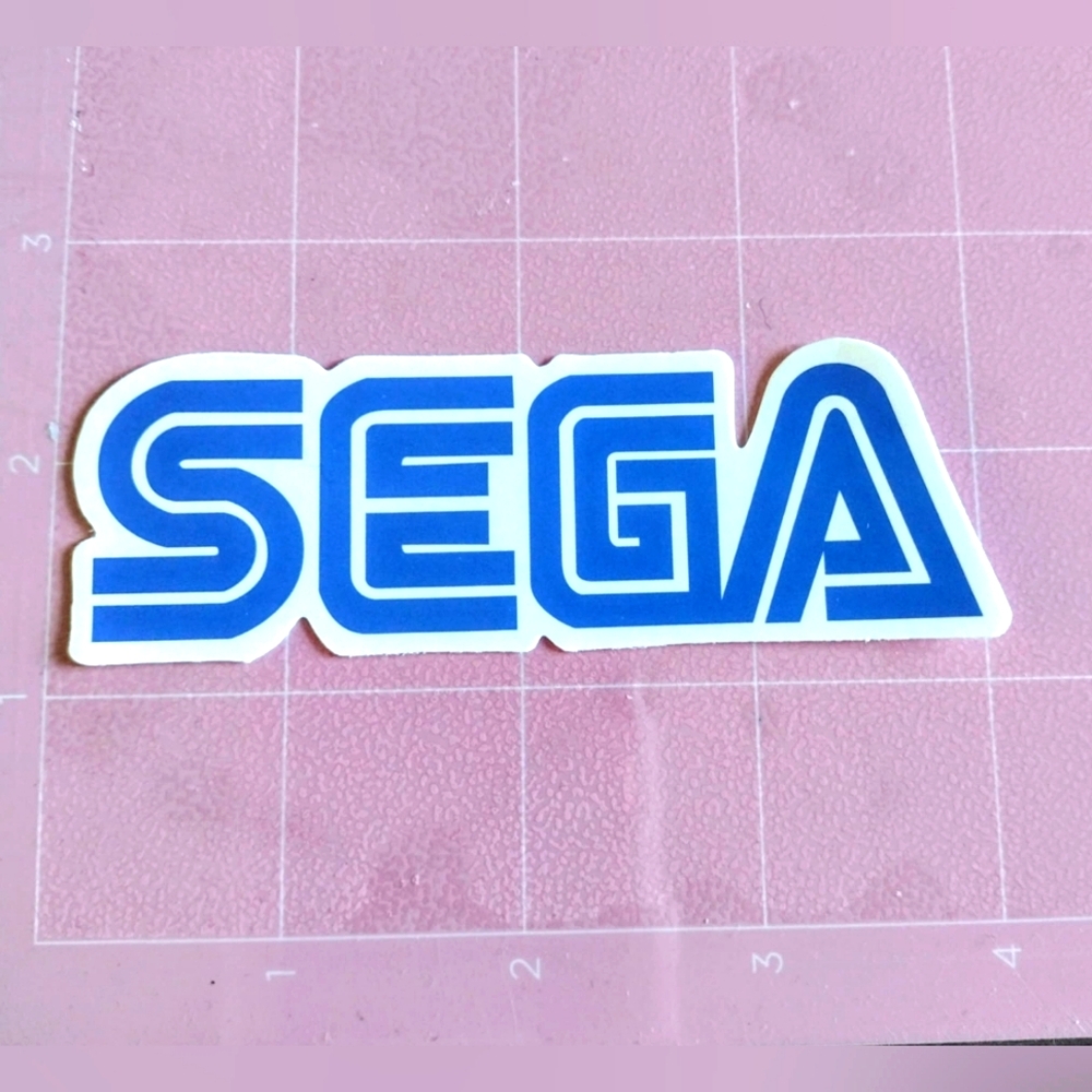 💙 SEGA Logo Blue White Sticker
